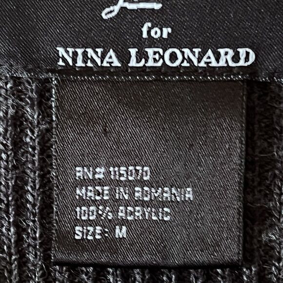 Midi Sweater Dress SZ Med Academia School Girl Retro Pleats Grey College Chic - Picture 9 of 10